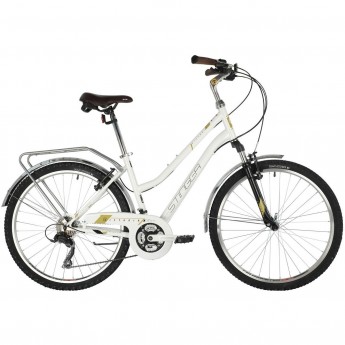 Дорожный велосипед STINGER VICTORIA белый с рамой 15" 26SHV.VICTOR.15WH10 Дорожный велосипед STINGER VICTORIA белый с рамой 15" 26SHV.VICTOR.15WH10