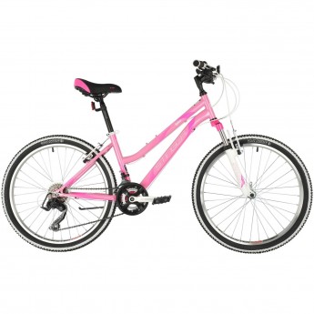 Подростковый велосипед STINGER LATINA розовый с рамой 12" 24SHV.LATINA.12PK10