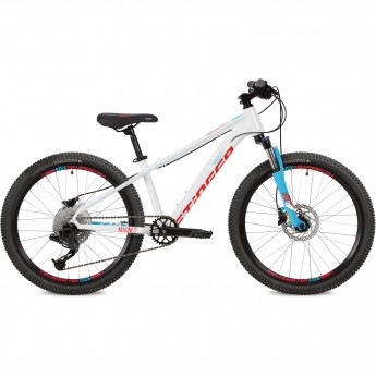 Подростковый велосипед STINGER MAGNET STD белый с рамой 14" 24AHD.MAGNESTD.14WH1
