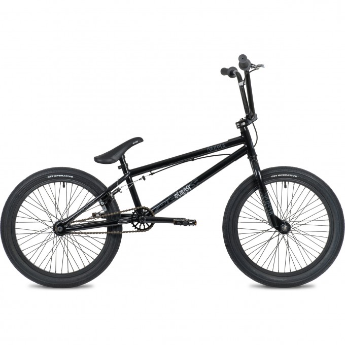 Велосипед BMX STINGER GANSTA чёрный 20BMX.GANSTA.10BK1