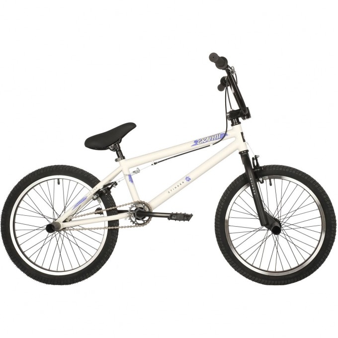 Велосипед BMX STINGER GRAFFITI белый 20BMX.GRAFF.10WH1